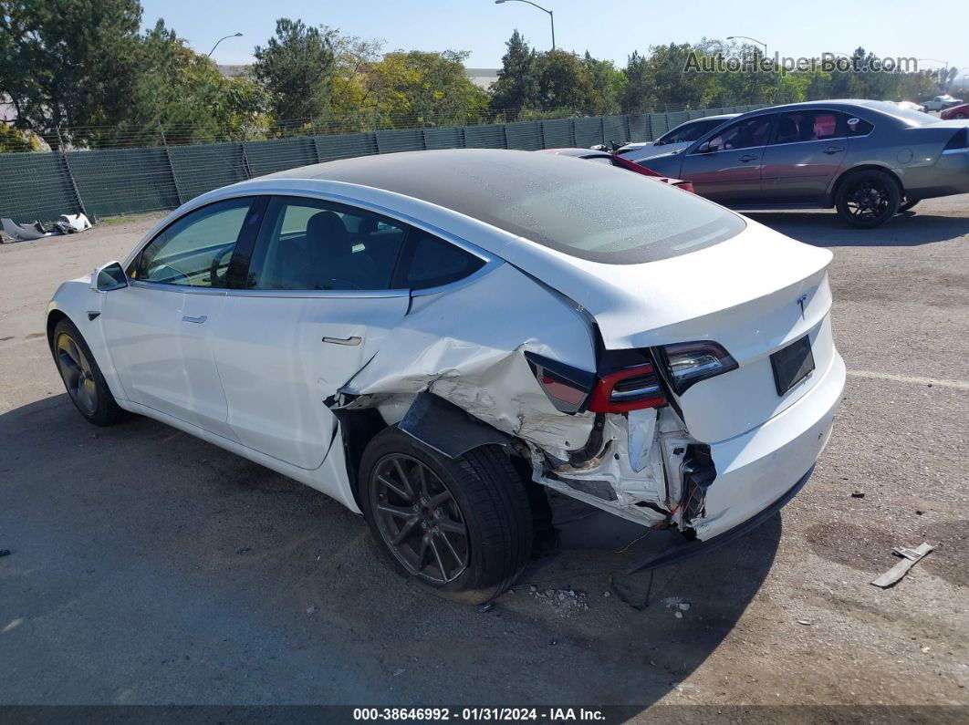 2019 Tesla Model 3 Long Range/mid Range/standard Range/standard Range Plus White vin: 5YJ3E1EAXKF485290