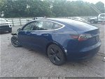 2020 Tesla Model 3 Standard Range Blue vin: 5YJ3E1EAXLF476266