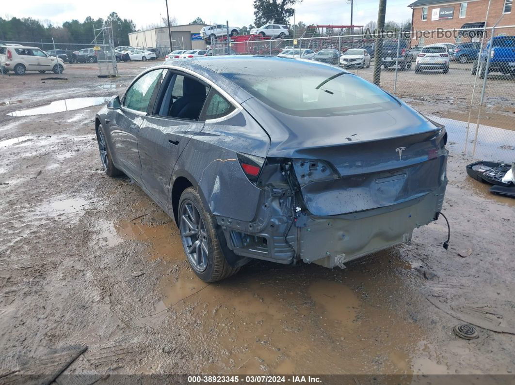 2020 Tesla Model 3 Standard Range Plus Rear-wheel Drive/standard Range Rear-wheel Drive Gray vin: 5YJ3E1EAXLF590333