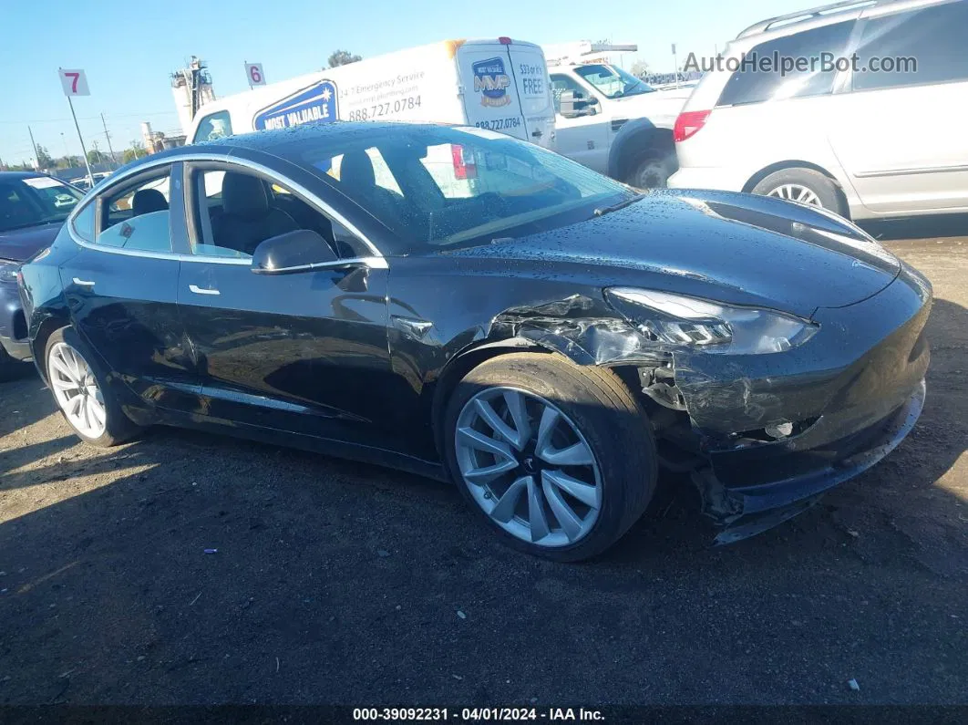 2020 Tesla Model 3 Standard Range Plus Rear-wheel Drive/standard Range Rear-wheel Drive Black vin: 5YJ3E1EAXLF629843