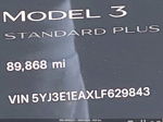 2020 Tesla Model 3 Standard Range Plus Rear-wheel Drive/standard Range Rear-wheel Drive Black vin: 5YJ3E1EAXLF629843