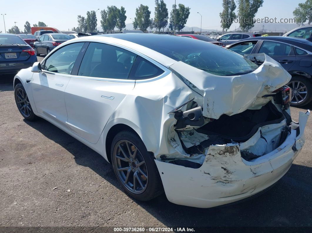 2020 Tesla Model 3 Standard Range Plus Rear-wheel Drive/standard Range Rear-wheel Drive White vin: 5YJ3E1EAXLF631964