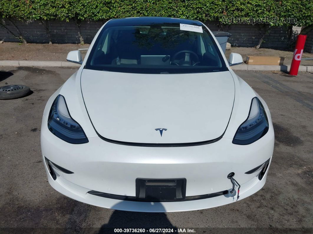 2020 Tesla Model 3 Standard Range Plus Rear-wheel Drive/standard Range Rear-wheel Drive White vin: 5YJ3E1EAXLF631964