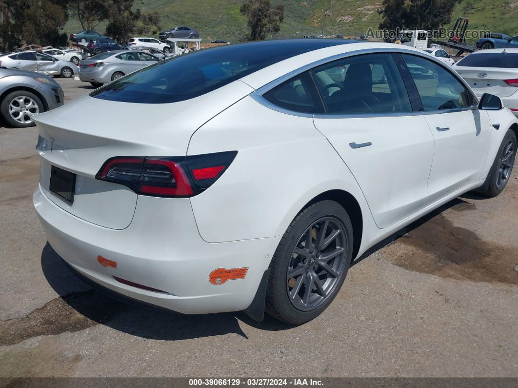 2020 Tesla Model 3 Standard Range Plus Rear-wheel Drive/standard Range Rear-wheel Drive White vin: 5YJ3E1EAXLF633231