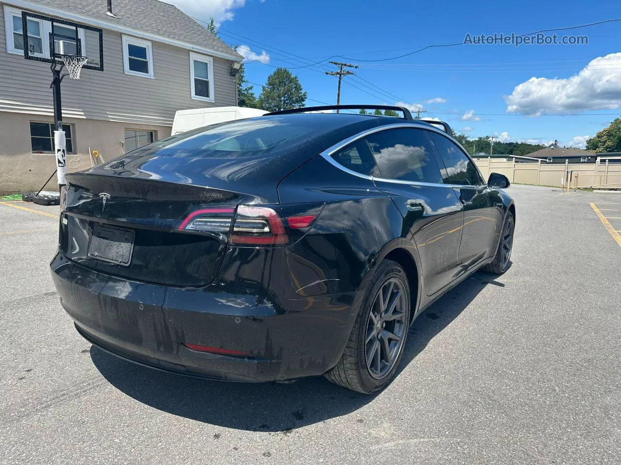 2020 Tesla Model 3  Black vin: 5YJ3E1EAXLF634623