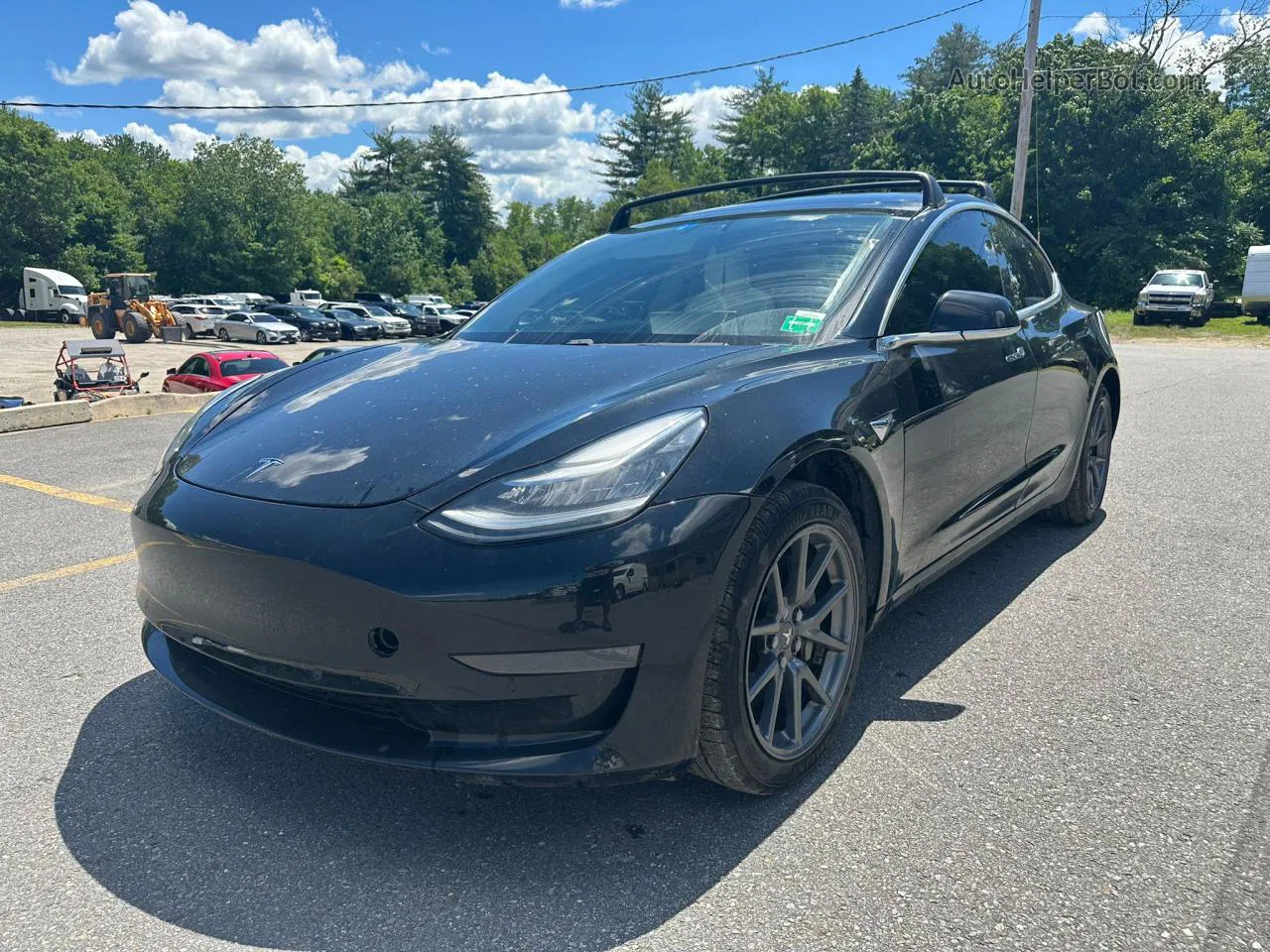 2020 Tesla Model 3  Black vin: 5YJ3E1EAXLF634623