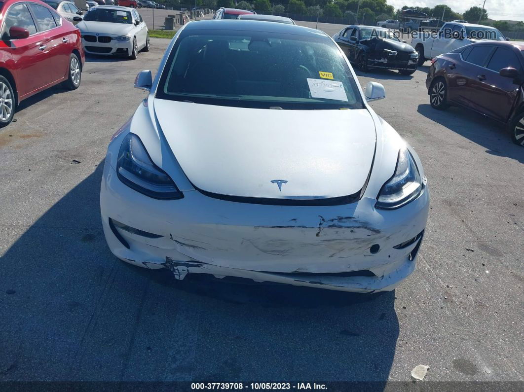 2020 Tesla Model 3 Standard Range Plus Rear-wheel Drive/standard Range Rear-wheel Drive White vin: 5YJ3E1EAXLF658761