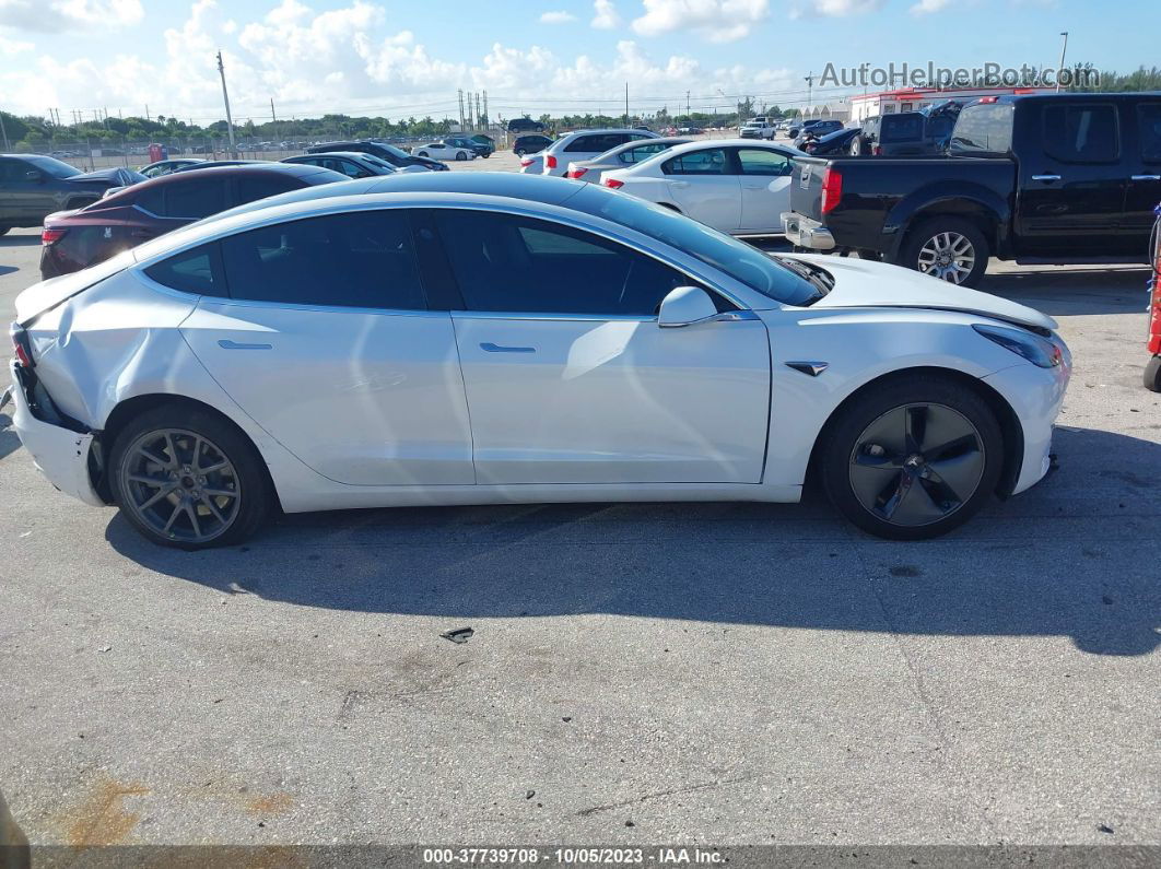 2020 Tesla Model 3 Standard Range Plus Rear-wheel Drive/standard Range Rear-wheel Drive White vin: 5YJ3E1EAXLF658761