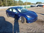 2020 Tesla Model 3 Standard Range Plus Rear-wheel Drive/standard Range Rear-wheel Drive Blue vin: 5YJ3E1EAXLF662373