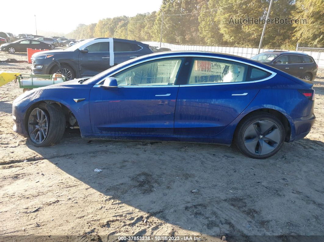 2020 Tesla Model 3 Standard Range Plus Rear-wheel Drive/standard Range Rear-wheel Drive Синий vin: 5YJ3E1EAXLF662373