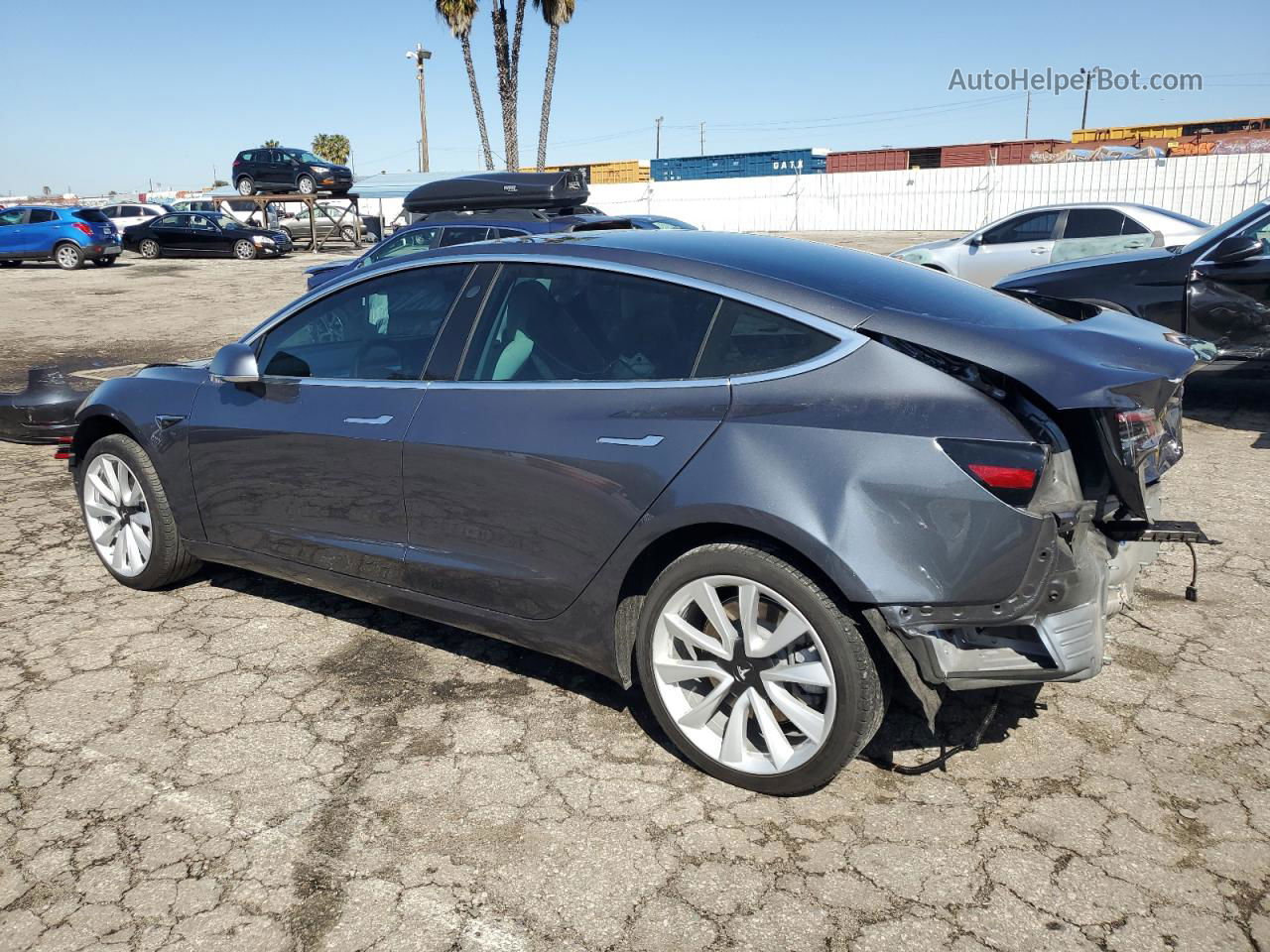 2020 Tesla Model 3  Silver vin: 5YJ3E1EAXLF662664