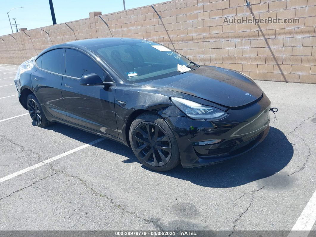 2020 Tesla Model 3 Standard Range Plus Rear-wheel Drive/standard Range Rear-wheel Drive Black vin: 5YJ3E1EAXLF704606