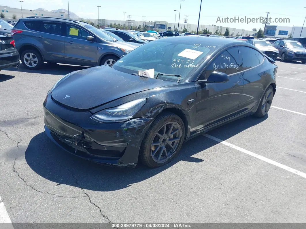 2020 Tesla Model 3 Standard Range Plus Rear-wheel Drive/standard Range Rear-wheel Drive Черный vin: 5YJ3E1EAXLF704606