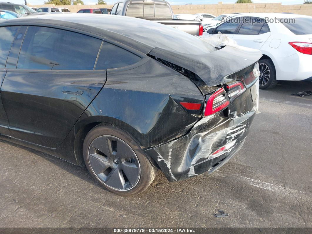 2020 Tesla Model 3 Standard Range Plus Rear-wheel Drive/standard Range Rear-wheel Drive Black vin: 5YJ3E1EAXLF704606