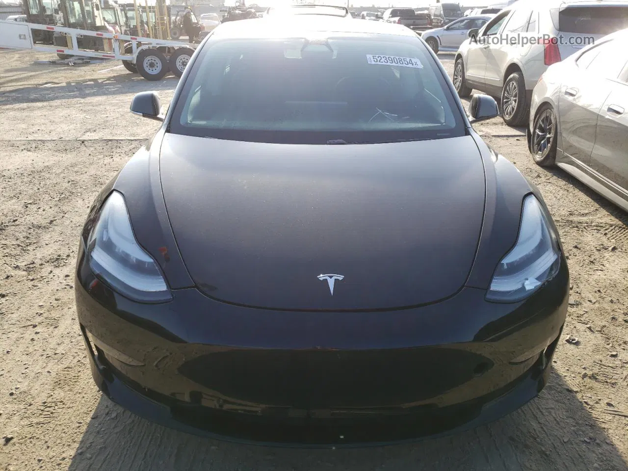 2020 Tesla Model 3  Black vin: 5YJ3E1EAXLF704606