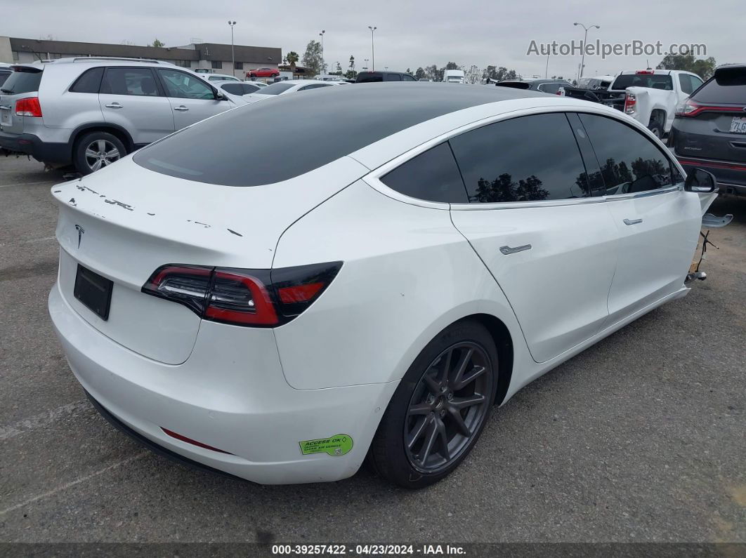 2020 Tesla Model 3 Standard Range Plus Rear-wheel Drive/standard Range Rear-wheel Drive Белый vin: 5YJ3E1EAXLF740389