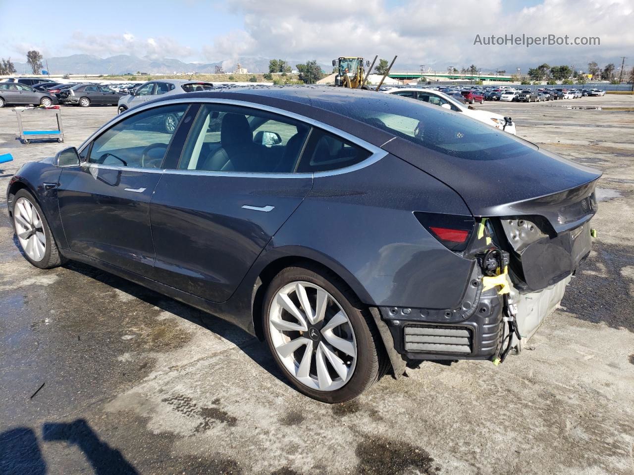 2020 Tesla Model 3  Gray vin: 5YJ3E1EAXLF745768