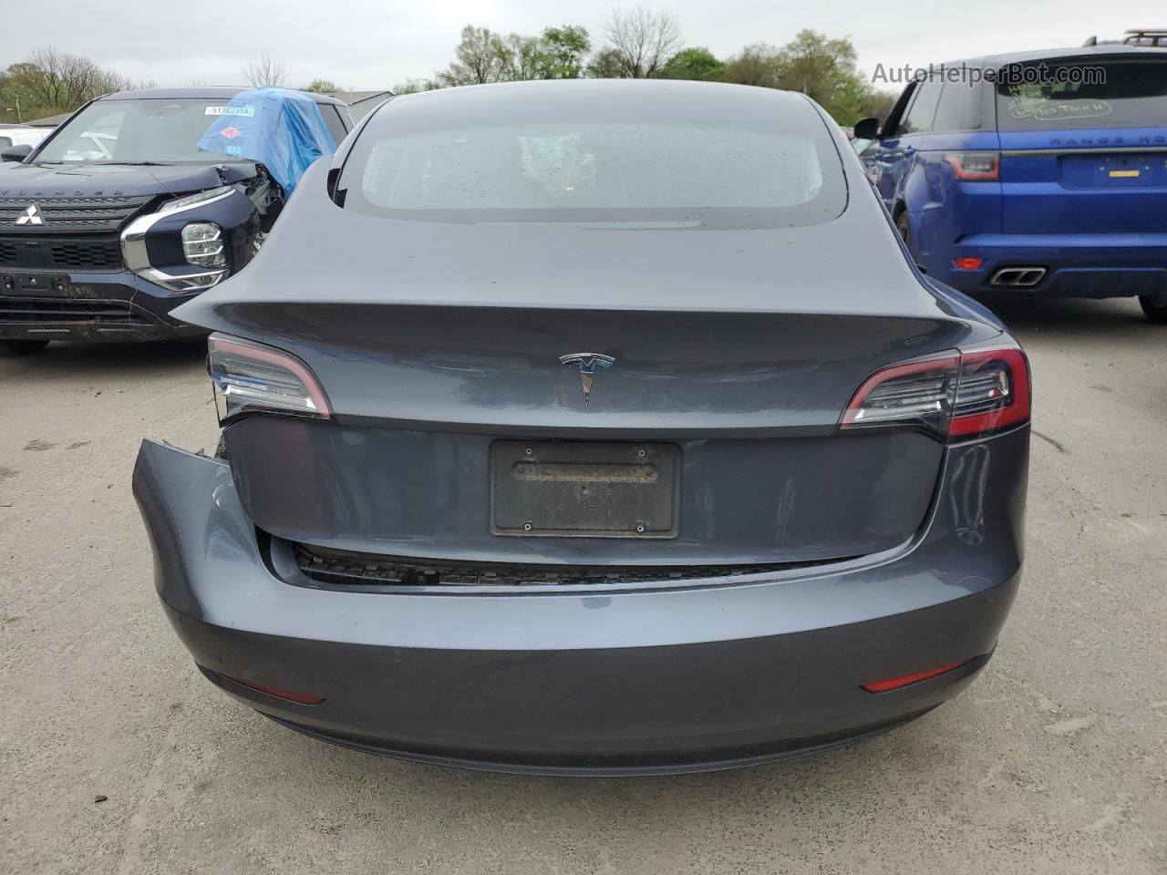 2020 Tesla Model 3  Gray vin: 5YJ3E1EAXLF792251