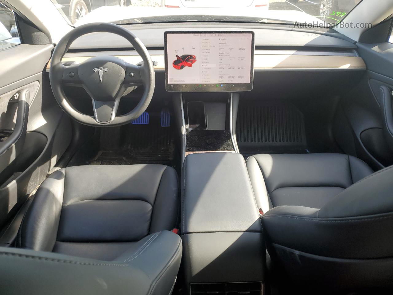 2020 Tesla Model 3  White vin: 5YJ3E1EAXLF792654