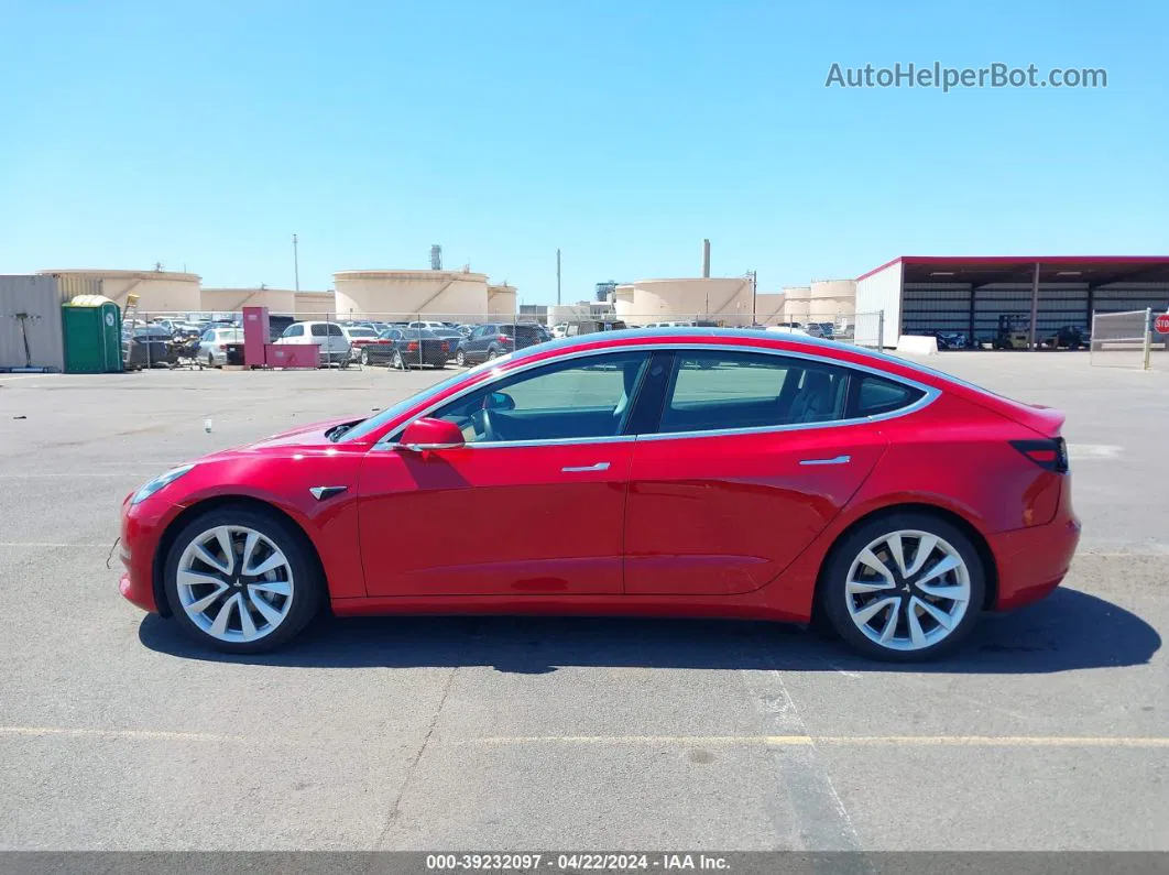 2020 Tesla Model 3 Standard Range Plus Rear-wheel Drive/standard Range Rear-wheel Drive Red vin: 5YJ3E1EAXLF792976