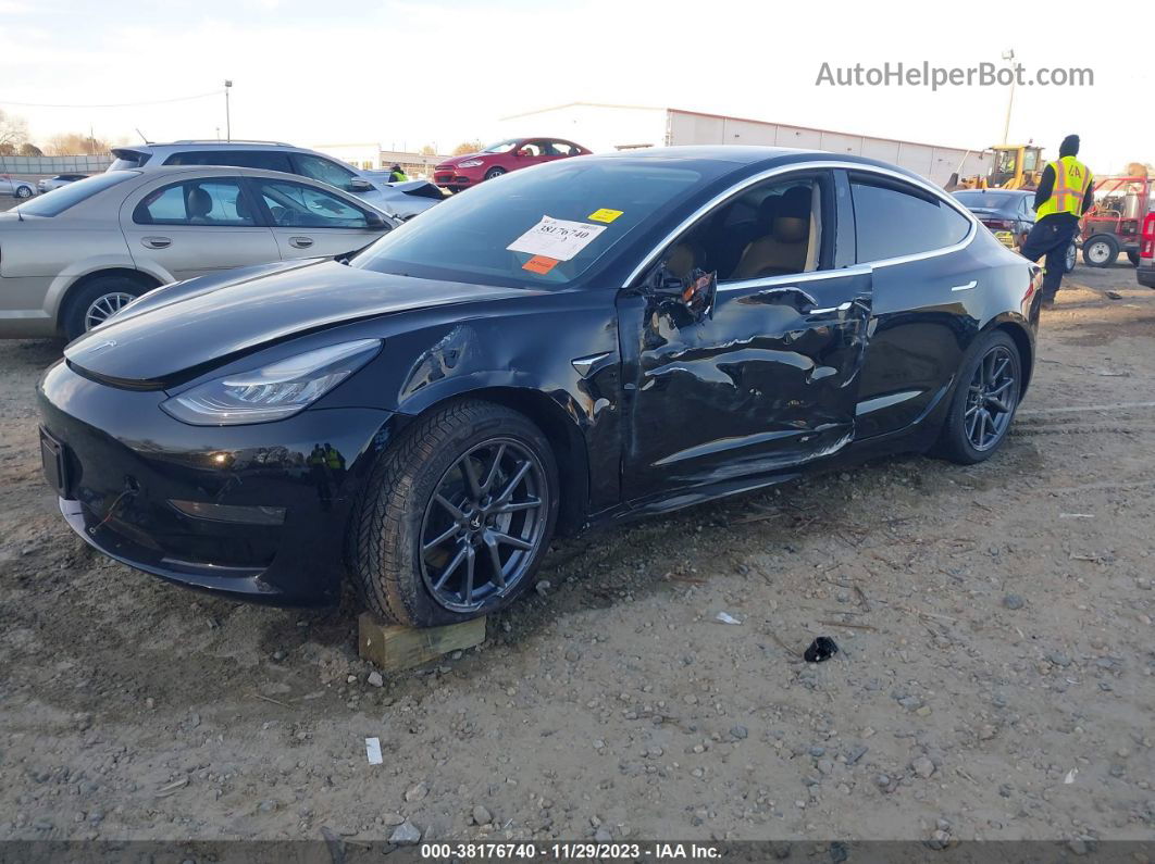 2020 Tesla Model 3 Standard Range Plus Rear-wheel Drive/standard Range Rear-wheel Drive Черный vin: 5YJ3E1EAXLF796574