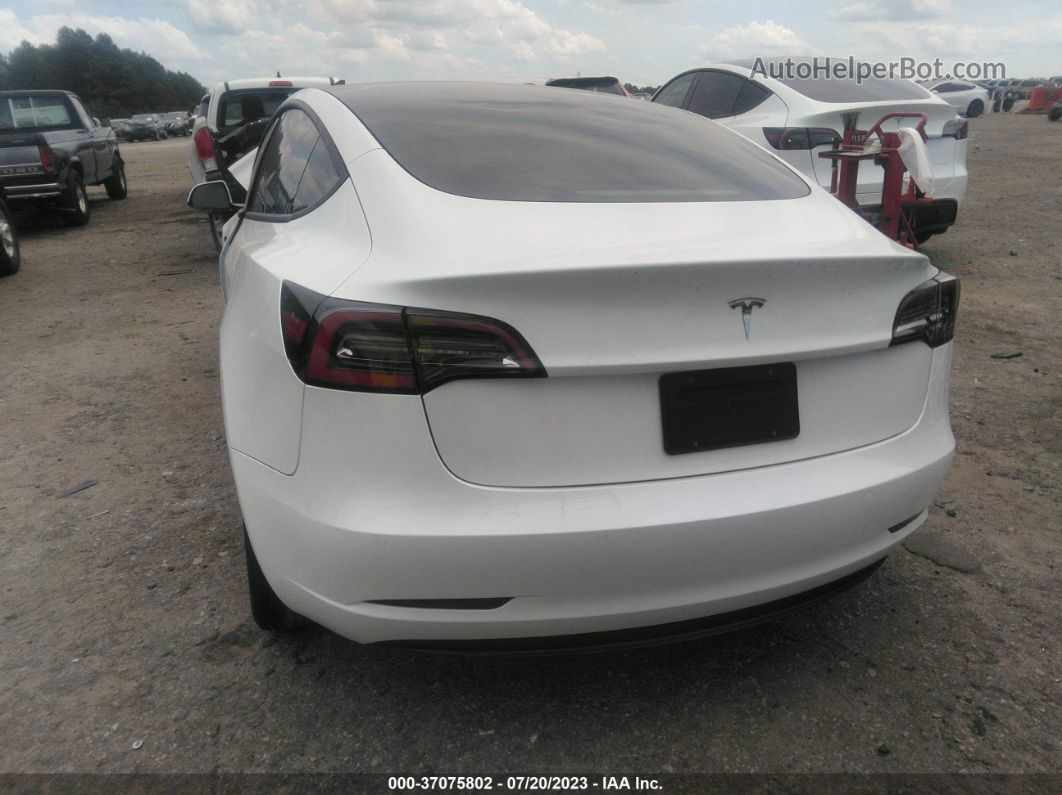 2021 Tesla Model 3 Standard Range Plus White vin: 5YJ3E1EAXMF020866