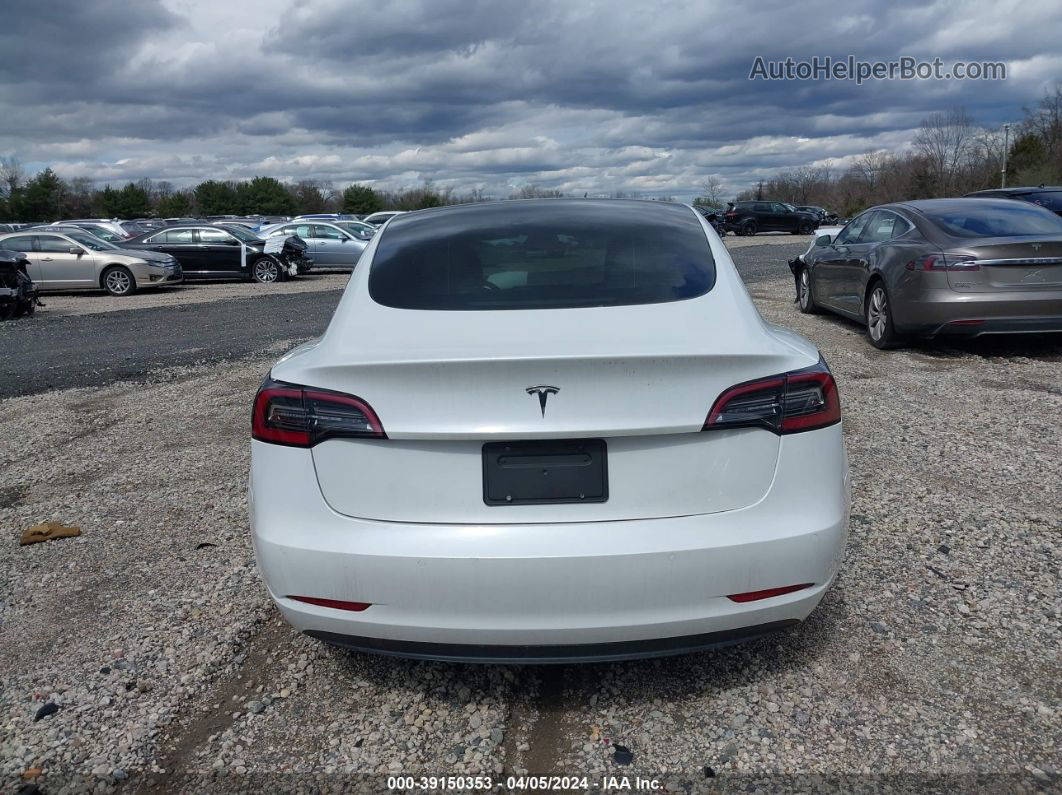 2021 Tesla Model 3 Standard Range Plus Rear-wheel Drive Белый vin: 5YJ3E1EAXMF020866