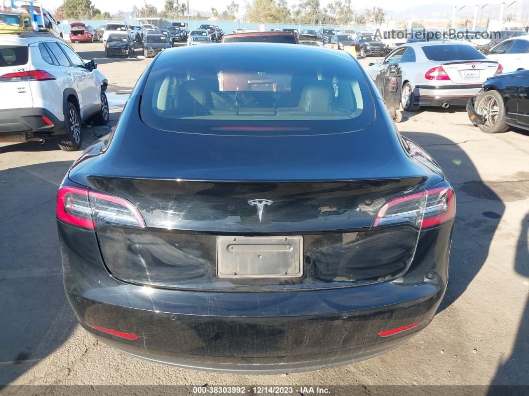 2021 Tesla Model 3 Standard Range Plus Rear-wheel Drive Черный vin: 5YJ3E1EAXMF023296