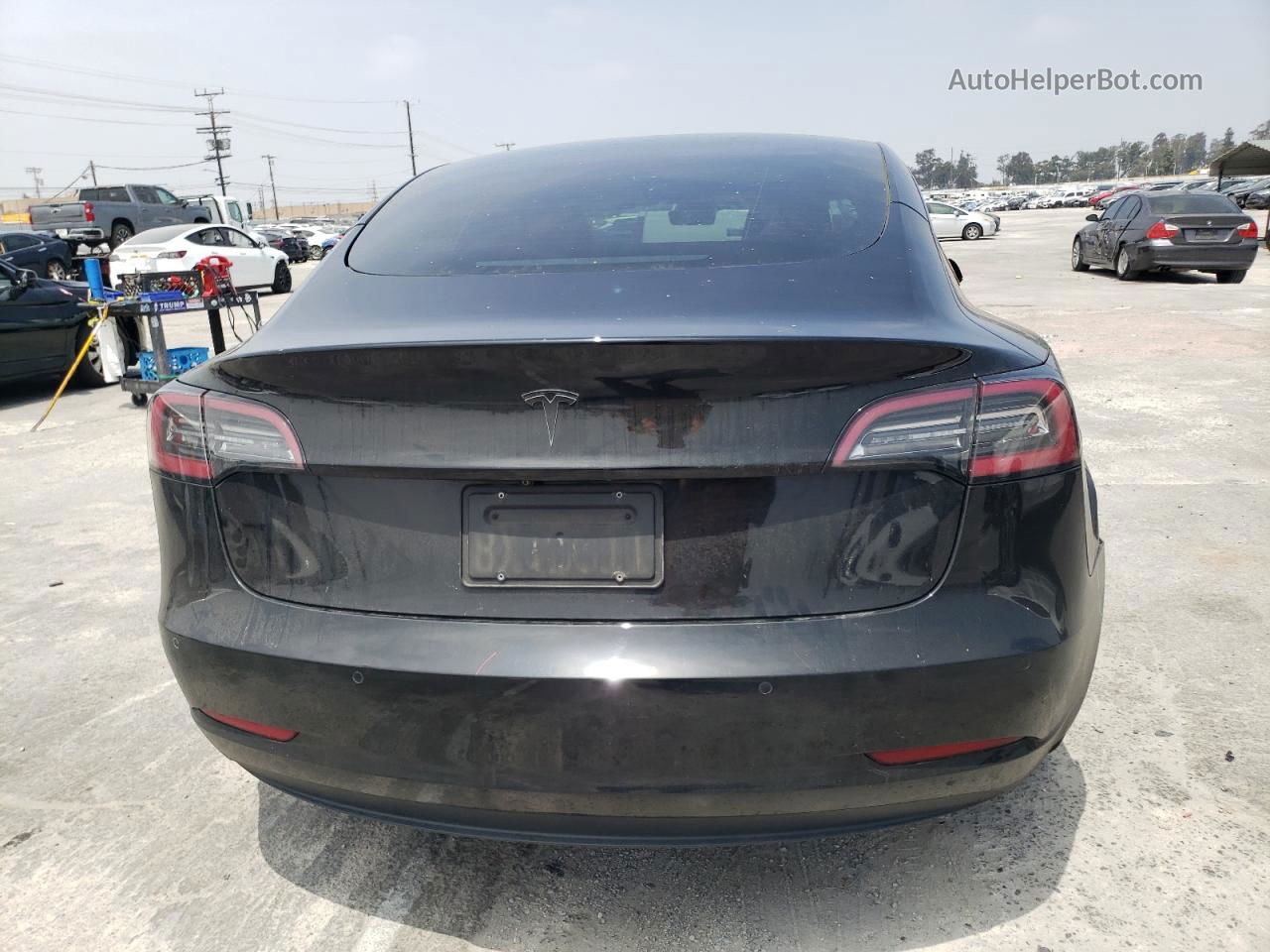 2021 Tesla Model 3  Black vin: 5YJ3E1EAXMF026621