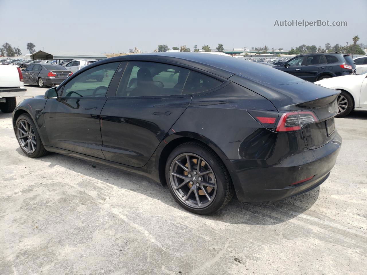 2021 Tesla Model 3  Black vin: 5YJ3E1EAXMF026621