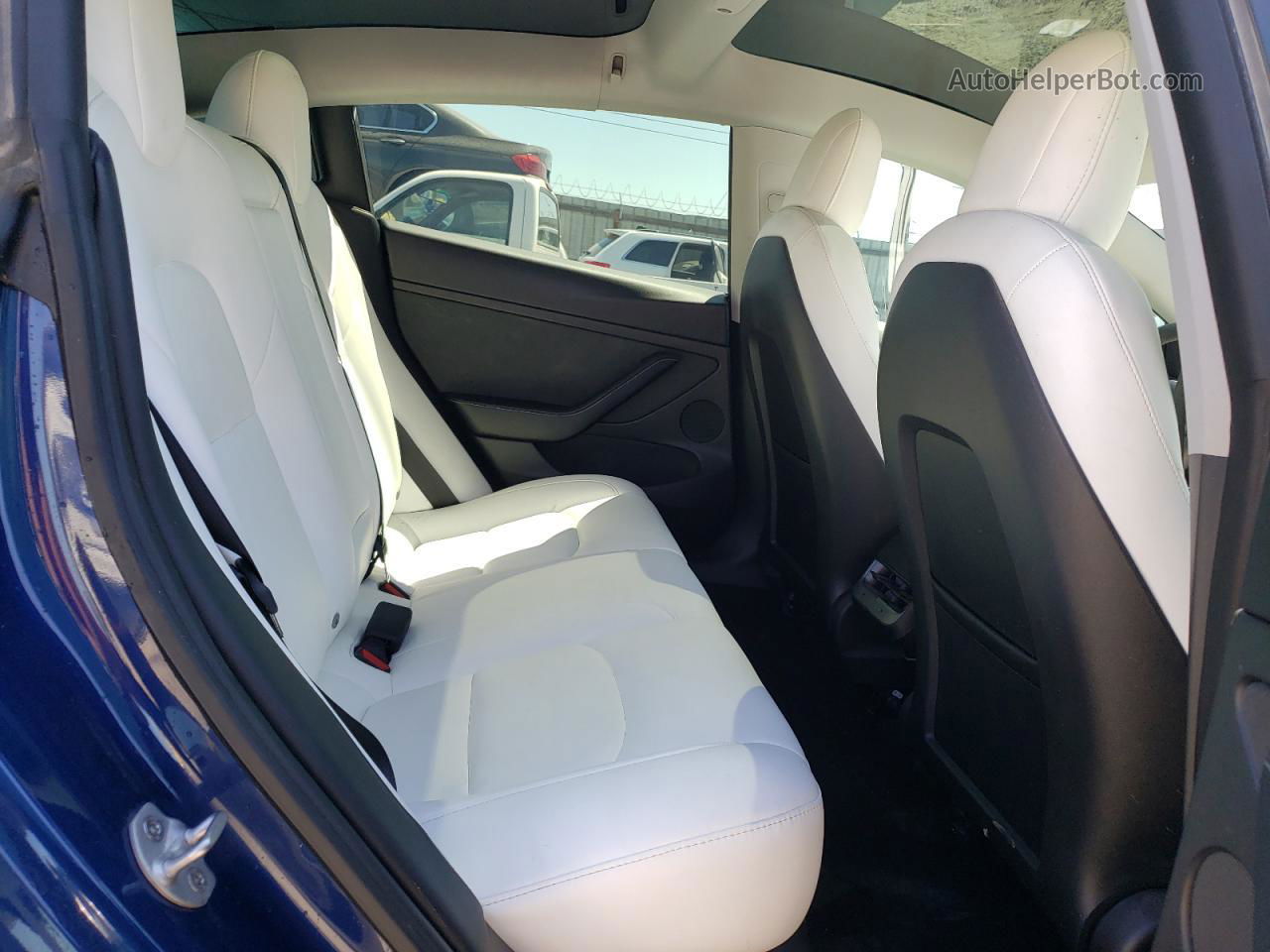 2021 Tesla Model 3  Blue vin: 5YJ3E1EAXMF046173