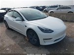 2021 Tesla Model 3 Standard Range Plus Rear-wheel Drive White vin: 5YJ3E1EAXMF098130