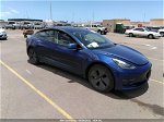 2021 Tesla Model 3 Standard Range Plus Blue vin: 5YJ3E1EAXMF850537