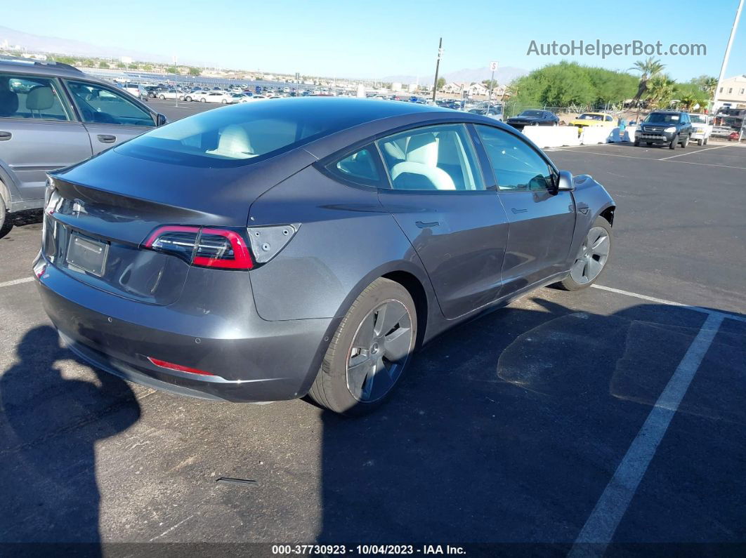 2021 Tesla Model 3 Standard Range Plus Rear-wheel Drive Серый vin: 5YJ3E1EAXMF856838