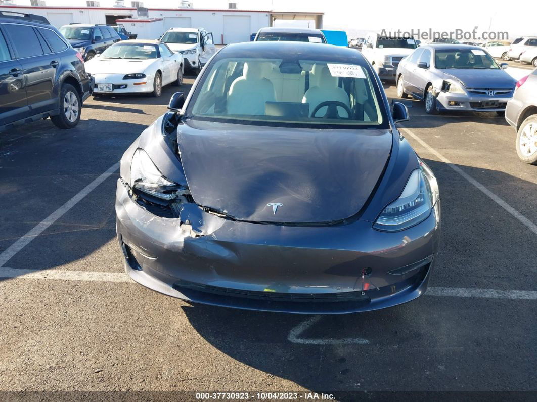 2021 Tesla Model 3 Standard Range Plus Rear-wheel Drive Серый vin: 5YJ3E1EAXMF856838