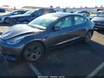 2021 Tesla Model 3 Standard Range Plus Rear-wheel Drive Gray vin: 5YJ3E1EAXMF856838