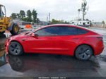 2021 Tesla Model 3 Standard Range Plus Rear-wheel Drive Red vin: 5YJ3E1EAXMF868259