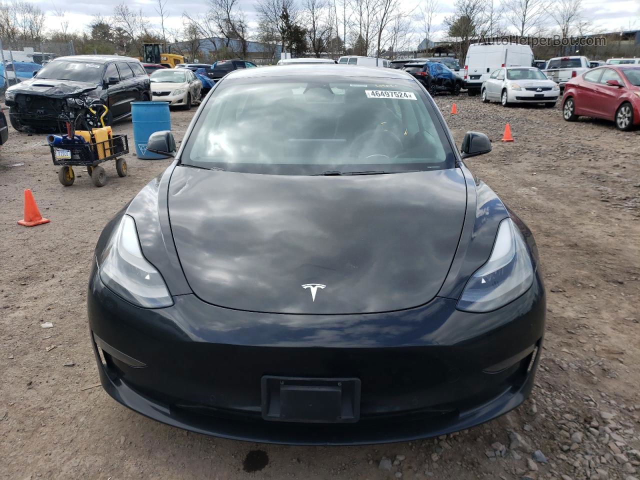 2021 Tesla Model 3  Black vin: 5YJ3E1EAXMF915144