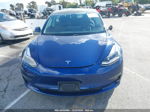 2021 Tesla Model 3 Standard Range Plus Rear-wheel Drive Blue vin: 5YJ3E1EAXMF943140