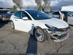 2021 Tesla Model 3 Standard Range Plus Rear-wheel Drive White vin: 5YJ3E1EAXMF982696