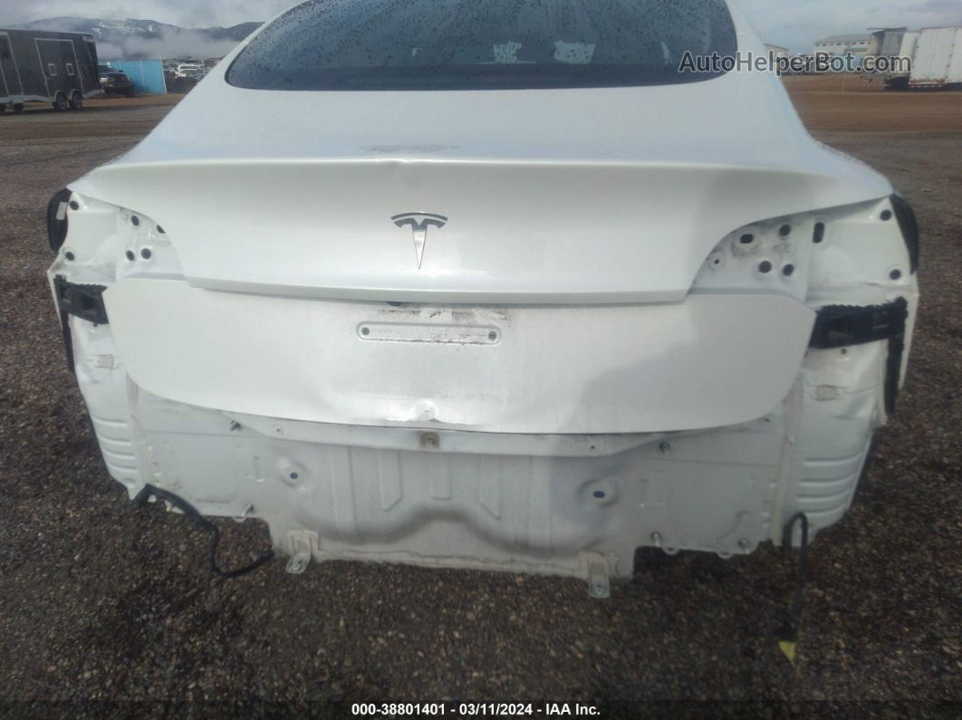 2021 Tesla Model 3 Standard Range Plus Rear-wheel Drive White vin: 5YJ3E1EAXMF986974