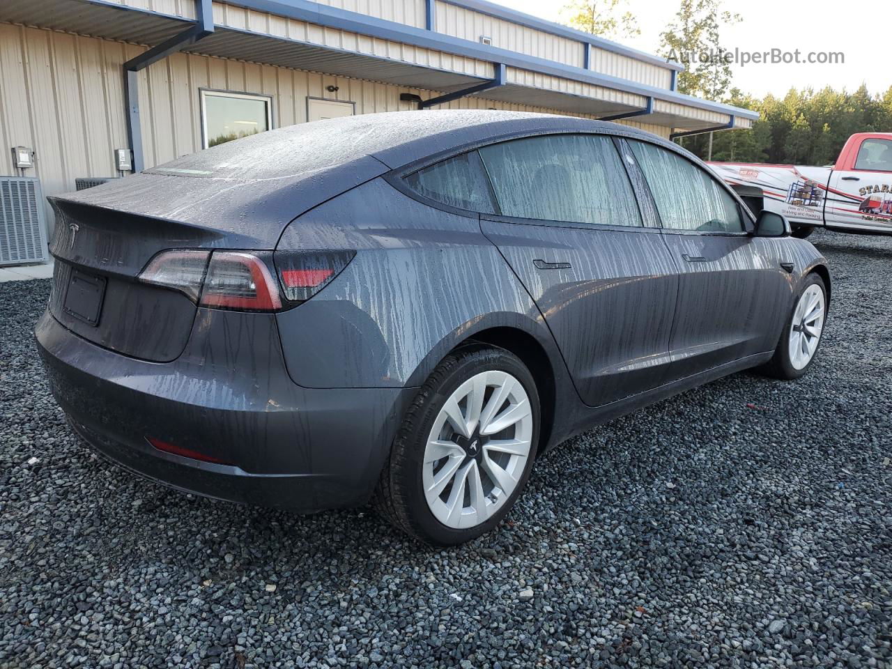 2021 Tesla Model 3  Gray vin: 5YJ3E1EAXMF990751