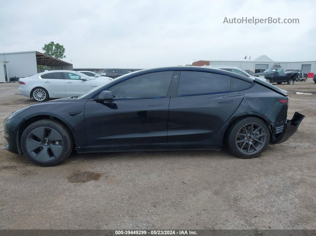 2021 Tesla Model 3 Standard Range Plus Rear-wheel Drive Черный vin: 5YJ3E1EAXMF994184