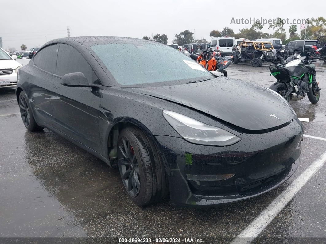 2021 Tesla Model 3 Standard Range Plus Rear-wheel Drive Черный vin: 5YJ3E1EAXMF997070