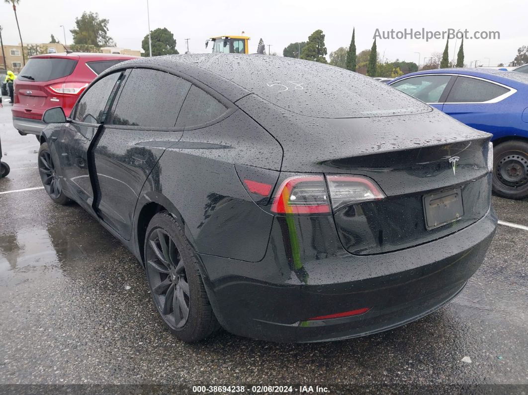 2021 Tesla Model 3 Standard Range Plus Rear-wheel Drive Черный vin: 5YJ3E1EAXMF997070