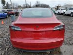 2022 Tesla Model 3  Red vin: 5YJ3E1EAXNF190775