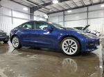 2022 Tesla Model 3 Синий vin: 5YJ3E1EAXNF192087