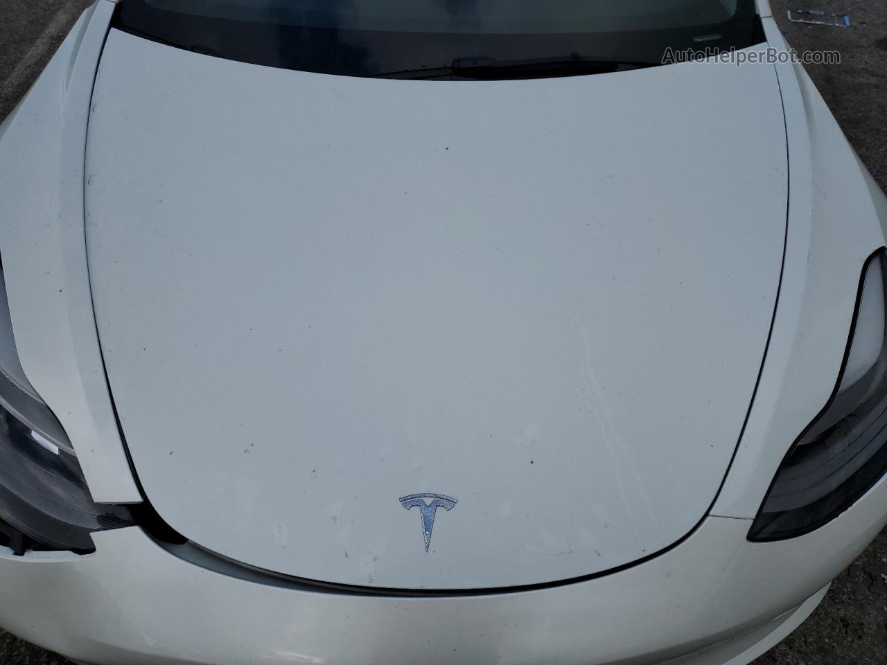 2022 Tesla Model 3  White vin: 5YJ3E1EAXNF242180