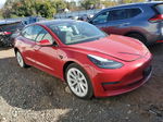 2022 Tesla Model 3  Red vin: 5YJ3E1EAXNF288334