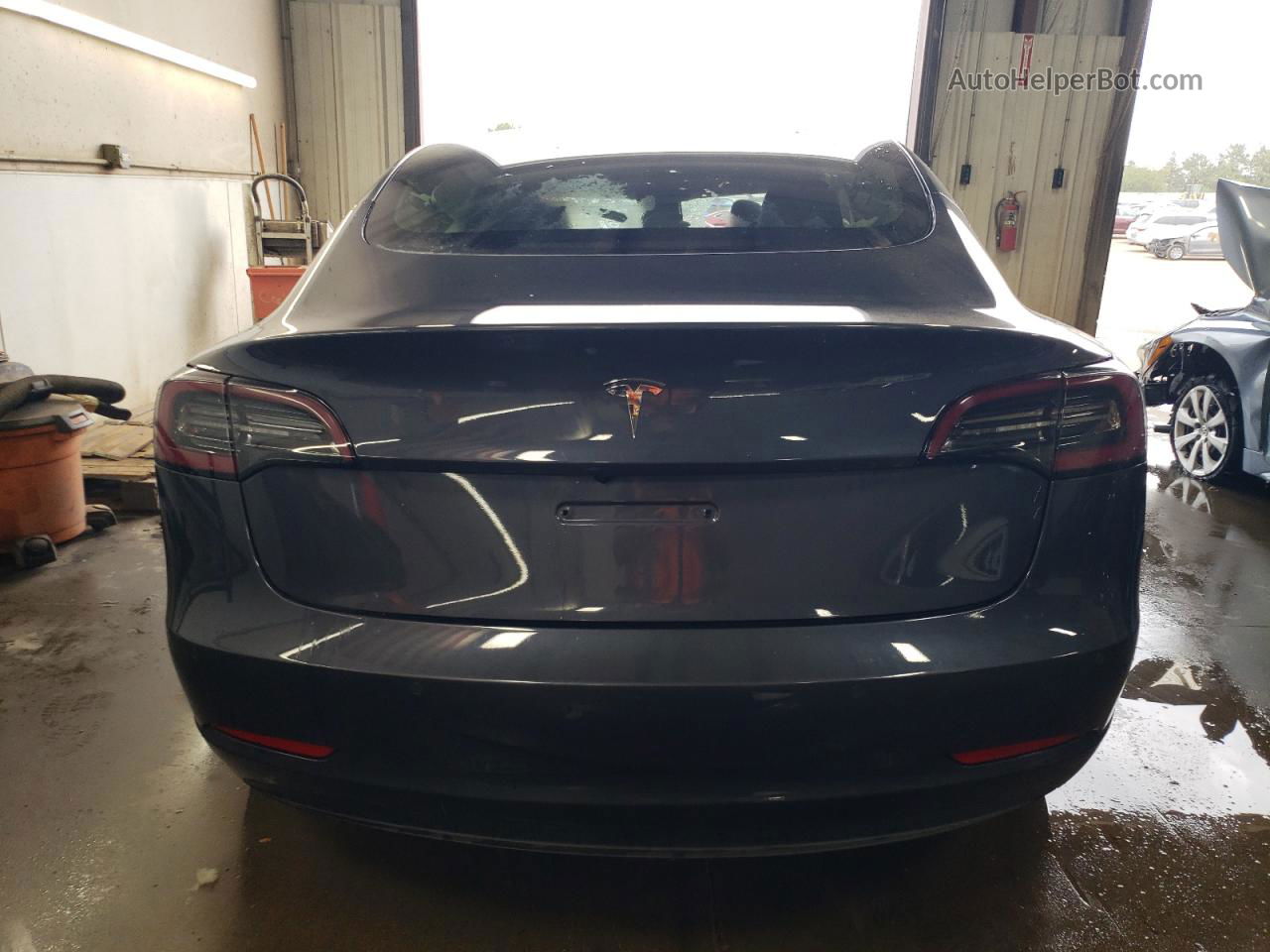 2022 Tesla Model 3  Gray vin: 5YJ3E1EAXNF288818